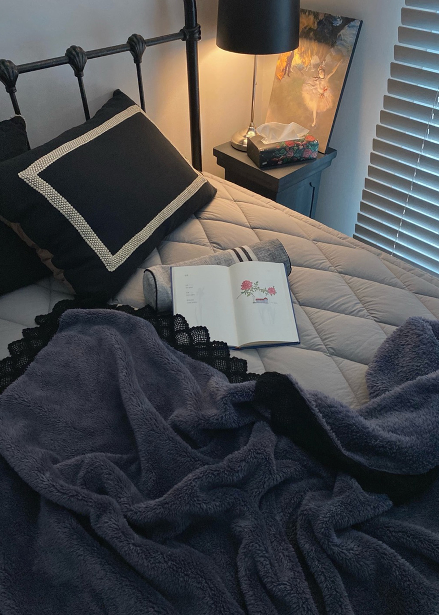 블랑켓 로얄 블라썸 (스톤 네이비) - blanket